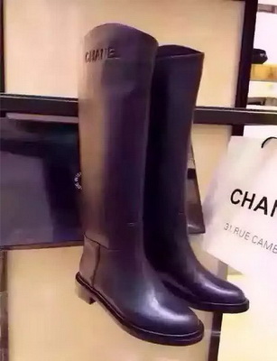 CHANEL Knee-high boots Lined with fur Women--017